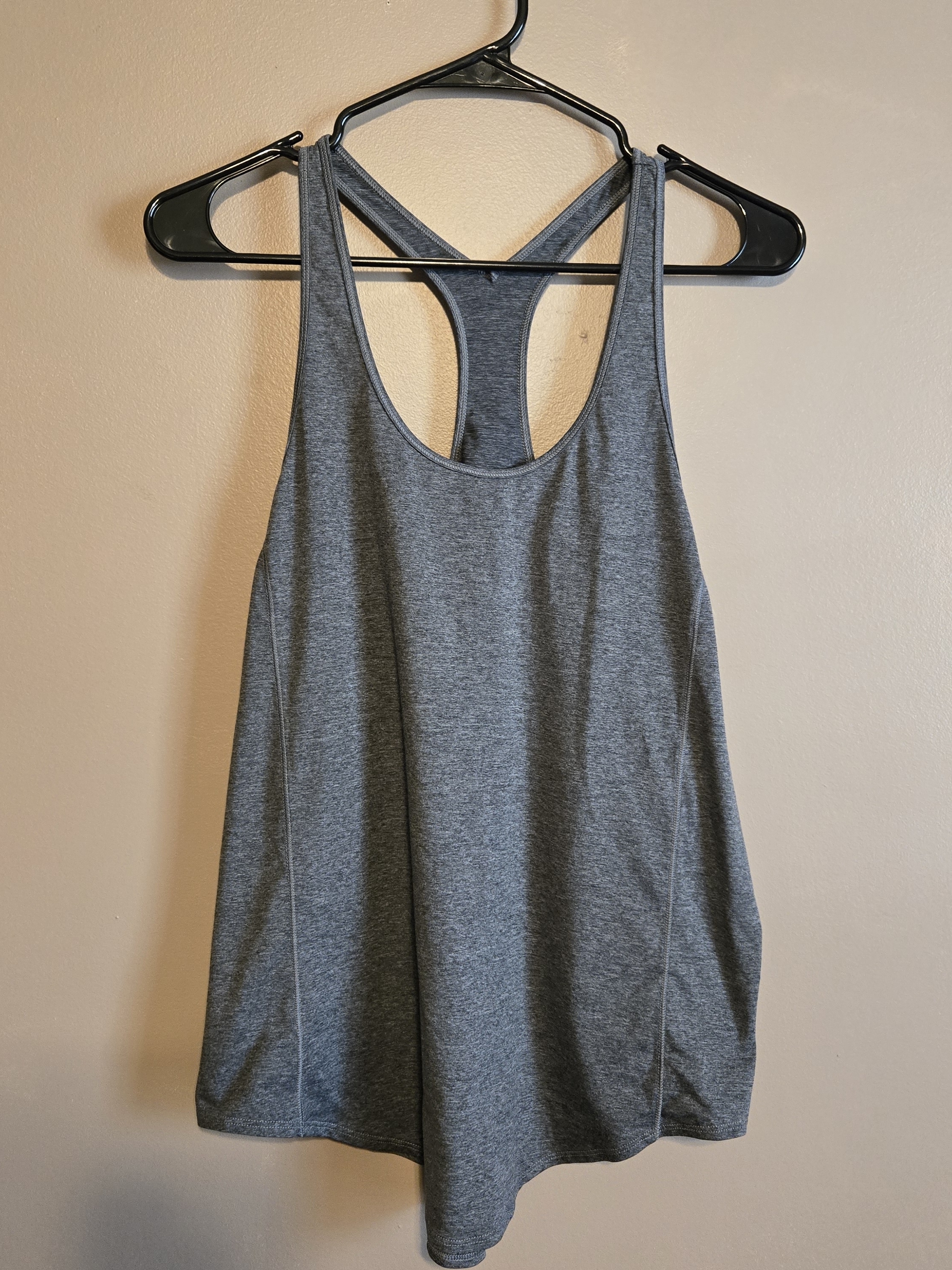 Under Armour Gray Racerback Tank - Heather Gray